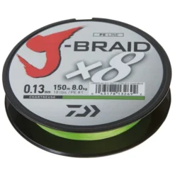 Daiwa J-Braid X8 150m Chartreuse