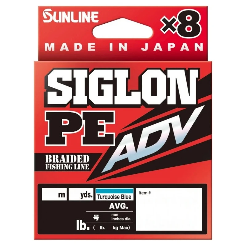 Sunline Siglon PE ADV (x8) 150m Turquoise Blue 1 Sunline Siglon PE ADV (x8) 150m Turquoise Blue